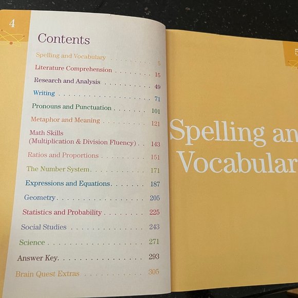 Sixth Grade (Grade 6) Workbooks: Brain Quest and Math Basics. Fun & Easy Learnin - Picture 3 of 7